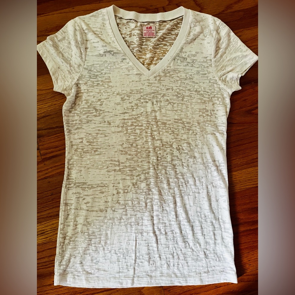 e.vil sheer t-shirt